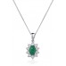 Emerald & Diamond Pendant