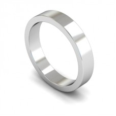 4mm Flat Wedding Ring