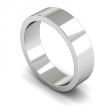 6mm Flat Wedding Ring