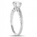 Shoulder Set Diamond Engagement Ring