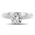 0.75ct Vvs2/e Round Diamond Shoulder Set Ring