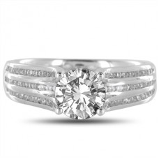 Round Diamond Vintage Ring