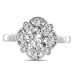 Unique Round Diamond Dress Ring