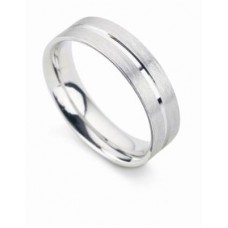 6mm Flat Court Shape Groove Band