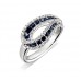 Sapphire & Diamond Designer Ring