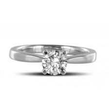 Classic Round Diamond Engagement Ring