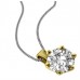 Traditional Round Diamond Solitaire Necklace