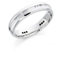 0.12ct Vs/h Round Diamond Wedding Band
