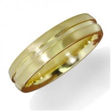 5mm Centre Groove Wedding Ring