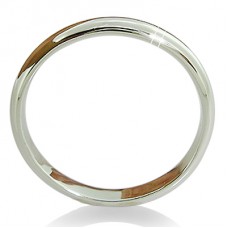 6mm D Shape Wedding Band