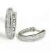0.64ct F/si Baguette Diamond Earrings
