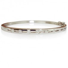 0.40ct Gh/i1 Round Diamond Bangle