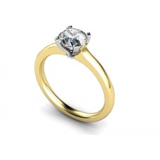 0.55ct H/i1 Round Diamond Solitaire Ring