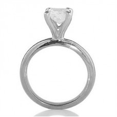 0.46ct F/i1 Round Diamond Solitaire Ring