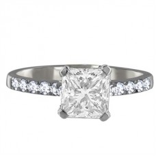 0.75 F/si2 Princess Diamond Ring