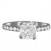 0.75 F/si2 Princess Diamond Ring