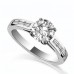 0.80ct F/i1 Round Diamond Ring