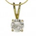 Classic Round Diamond Solitiare Necklace