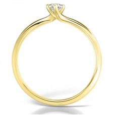 Petite Round Diamond Engagement Ring