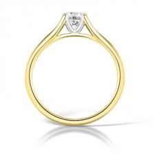 Modern Round Diamond Engagement Ring