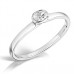 Horizontal Oval Diamond Engagement Ring