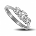 Round Diamond Trilogy Ring
