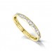 Unique 3mm Full Round Diamond Wedding Ring