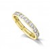 Unique 3mm Round Diamond Wedding Ring