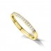 Half Set 2mm Round Diamond Wedding Ring