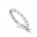 Full Set 2.5mm Round Diamond Wedding Ring