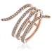 Classic Spiral Round Diamond Dress Ring
