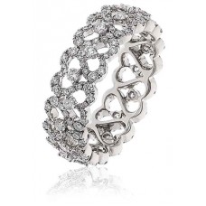 6.5mm Round Diamond Full Eternity/dress Ring