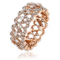 8mm Round Diamond Full Eternity/dress Ring