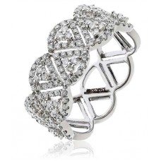 7mm Round Diamond Half Eternity/dress Ring