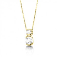 Elegant Round Diamond Designer Pendant