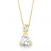 Round & Trillian Diamond Designer Pendant