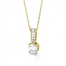 Classic Round Diamond Designer Pendant
