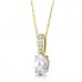 Round & Oval Diamond Designer Pendant