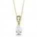 Round & Pear Diamond Designer Pendant