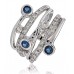 Blue Sapphire & Diamond Dress Ring