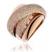 Unique Round Diamond Pave Dress Ring