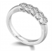 Classic Five Stone Round Diamond Eternity Ring