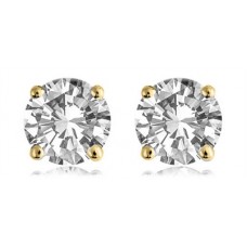 1.44ct Si2/g Round Diamond Stud Earrings