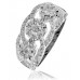 Modern Illusion Set Round Diamond Trilogy Ring
