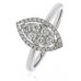 Modern Round Diamond Cluster Halo Ring