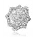 Unique Round & Baguette Diamond Dress Ring