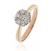 Elegant Round Diamond Cluster Ring