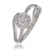 Modern Round Diamond Cluster Ring