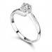 Modern Round Diamond Engagement Ring