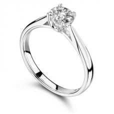 Classic Round Diamond Engagement Ring